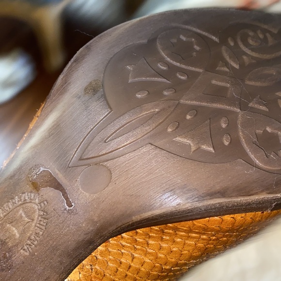 Bottines à Talons Sesto Meucci En Cuir Véritable – Marron, Taille US 7.5, Fabriqué En Italie